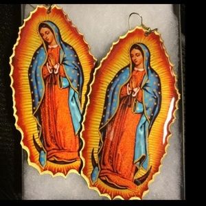 BRAND NEW HONEY BRAND NEW SOLD OUT LUPITA HANDMADE ACRYLIC MULTICOLORED EARRINGS